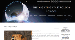 Desktop Screenshot of nightlightastrology.com