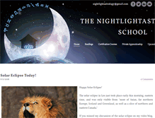 Tablet Screenshot of nightlightastrology.com
